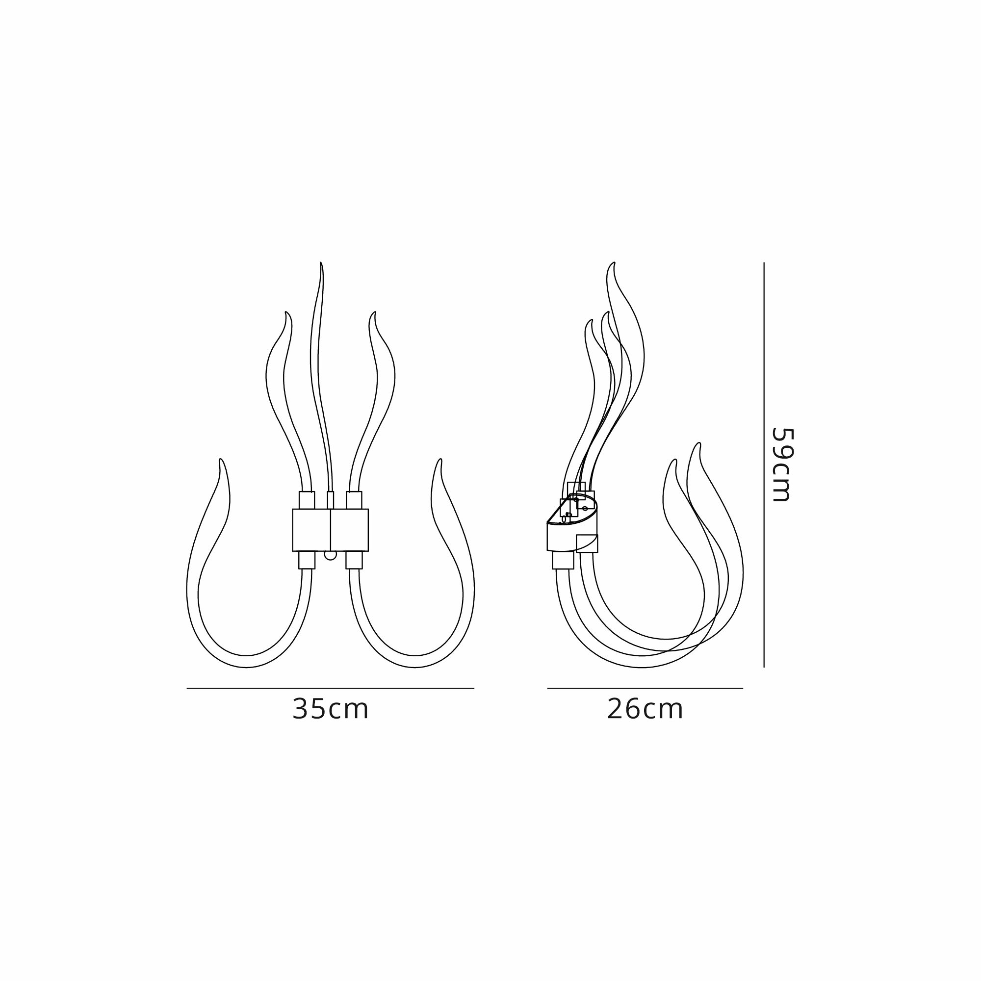 Versailles Wall Lights Mantra Armed Wall Lights